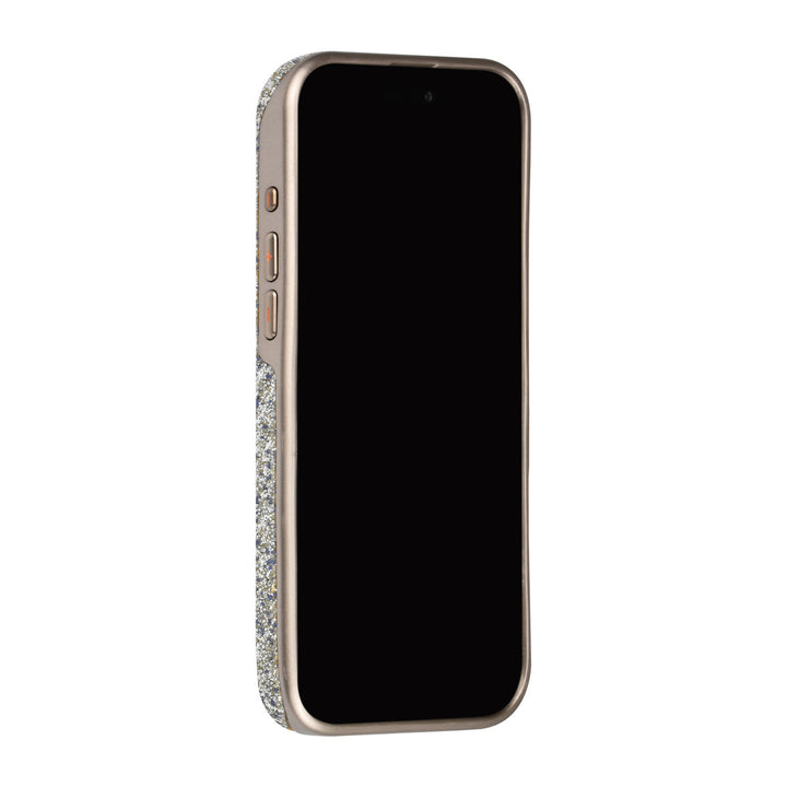 TUNIQ telefoonhoesje, van voren op een telefoon