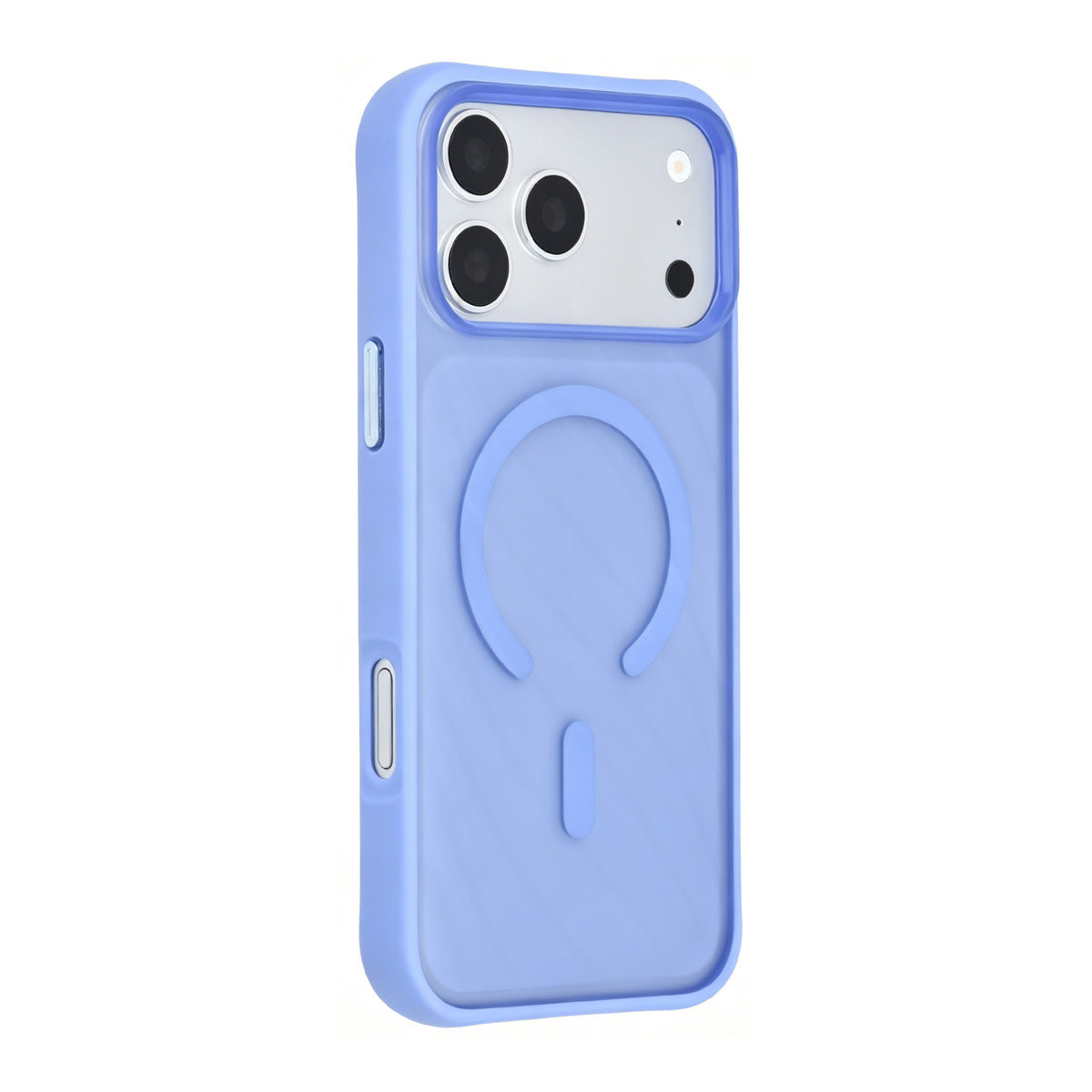 TUNIQ iPhone 18 Pro Max MagSafe Hoesje met patroon en Skin Touch - Lichtblauw