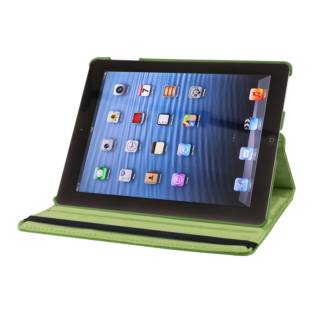 iPad 2/3/4 9.7 inch Hoesjes Multi-stand standfunctie – Groen-Tablethoesjes-Ilumina Benelux