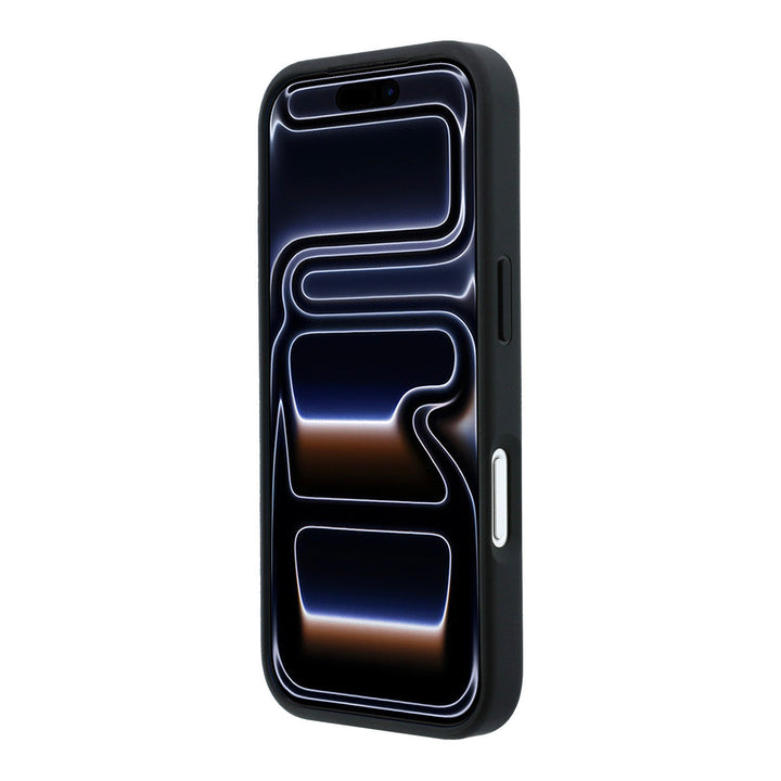 Donker BMW telefoonhoesje van voren op een telefoon