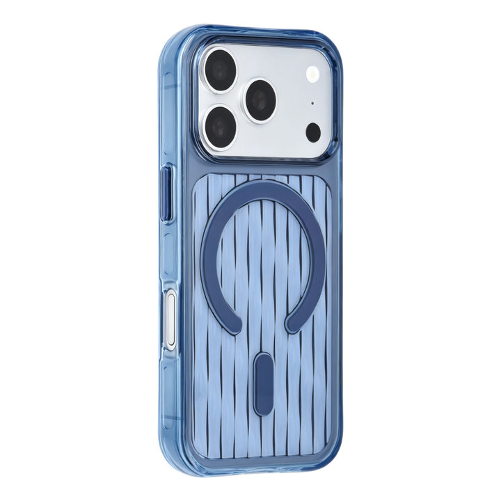 TUNIQ iPhone 18 Pro MagSafe Hoesje met patroon - Donkerblauw