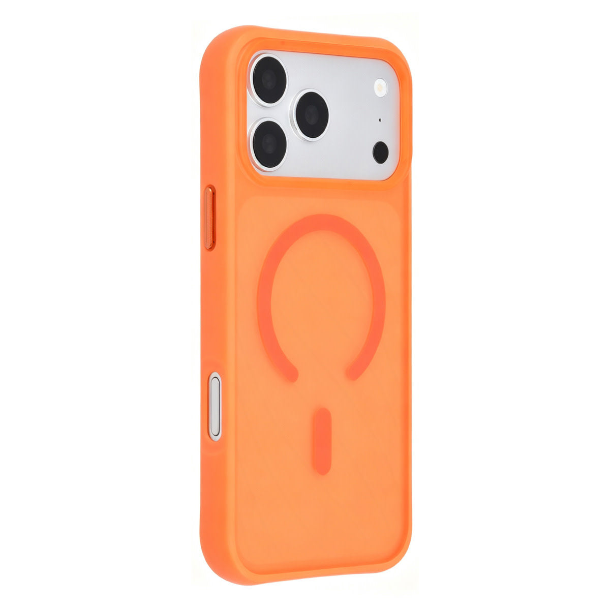 TUNIQ iPhone 18 Pro Max MagSafe Hoesje met patroon en Skin Touch - Oranje