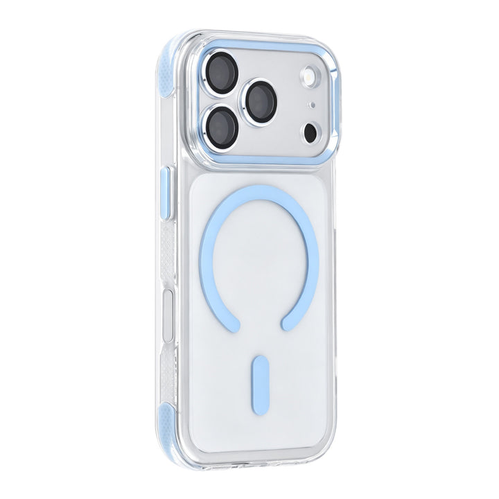 TUNIQ iPhone 18 Pro Airbag MagSafe Hoesje van TPU en PC - Lichtblauw