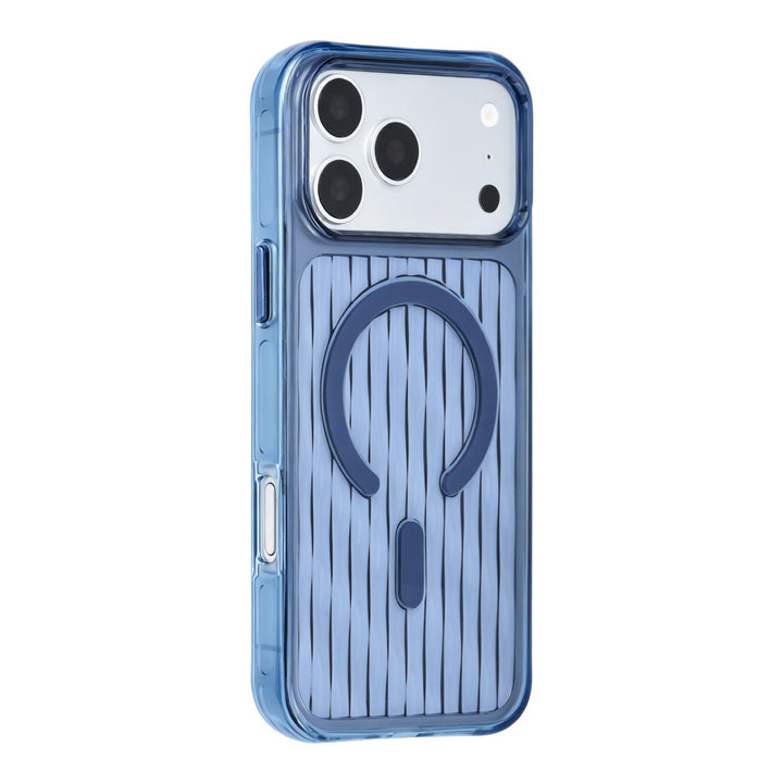 TUNIQ iPhone 18 Pro Max MagSafe Hoesje met patroon - Donkerblauw
