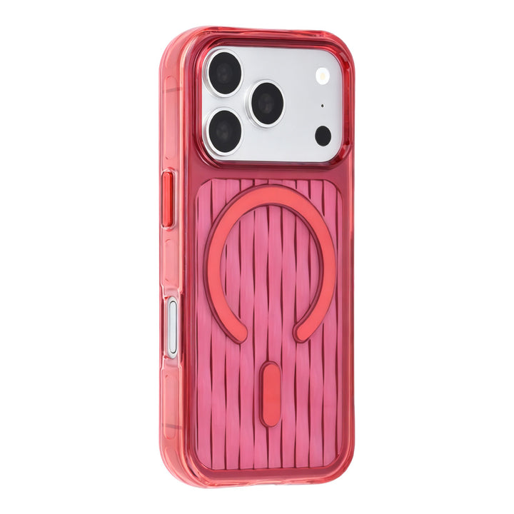 TUNIQ iPhone 18 Pro MagSafe Hoesje met patroon - Bordeaux