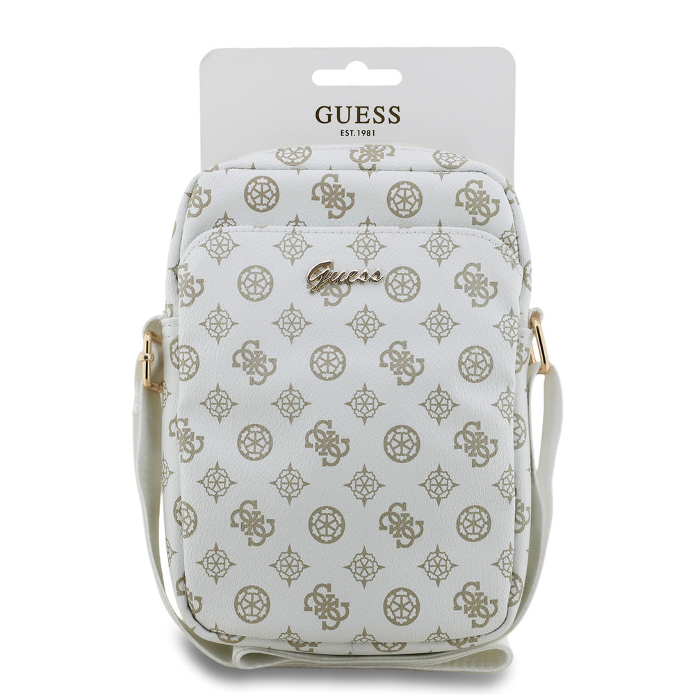 Witte Guess tablettas op verpakkingskaart