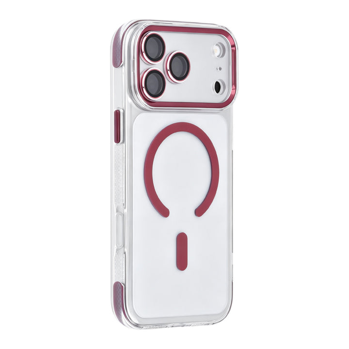 TUNIQ iPhone 18 Pro Max Airbag MagSafe Hoesje van TPU en PC - Bordeaux