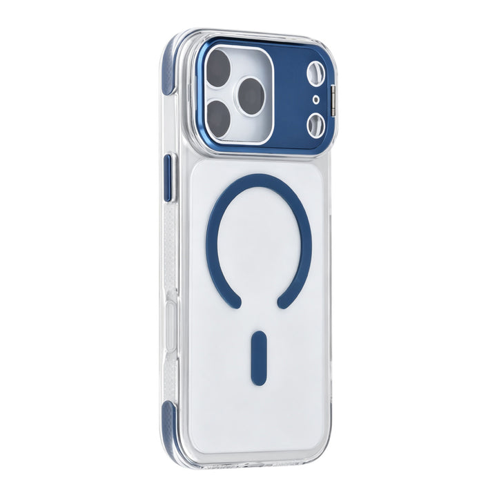 TUNIQ iPhone 18 Pro Max MagSafe Hoesje met camerastandaard - Donkerblauw