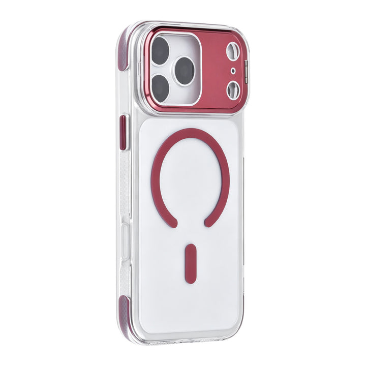 TUNIQ iPhone 18 Pro Max MagSafe Hoesje met camerastandaard - Bordeaux