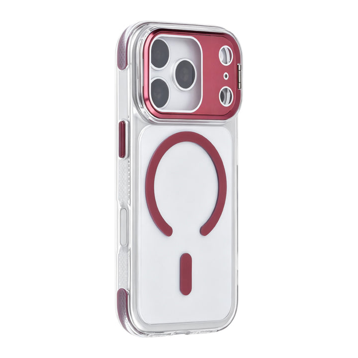 TUNIQ iPhone 18 Pro MagSafe Hoesje met camerastandaard - Bordeaux