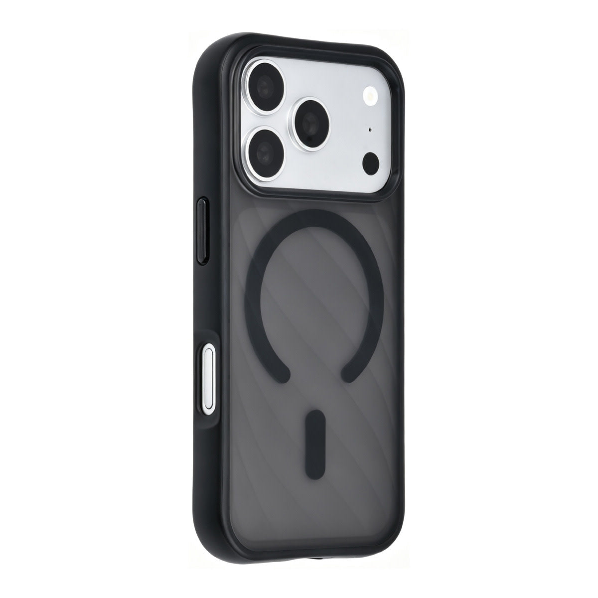 TUNIQ iPhone 18 Pro MagSafe Hoesje met patroon en Skin Touch - Zwart