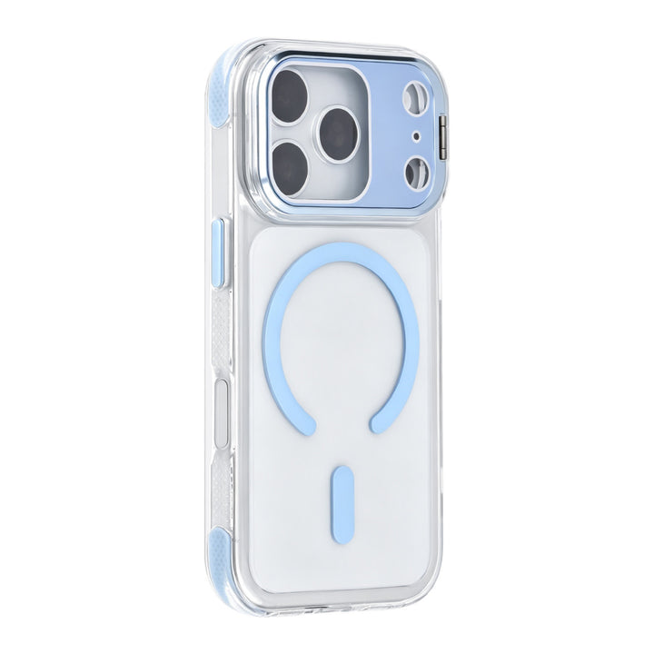 TUNIQ iPhone 18 Pro MagSafe Hoesje met camerastandaard - Lichtblauw