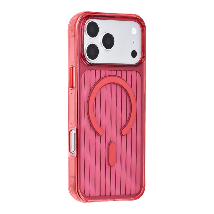 TUNIQ iPhone 18 Pro Max MagSafe Hoesje met patroon - Bordeaux