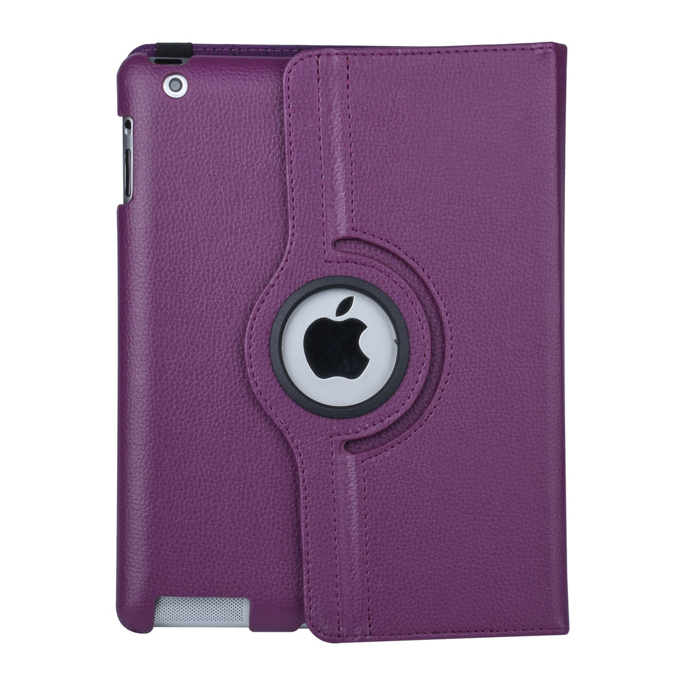 iPad 2/3/4 9.7 inch Hoesjes – 360° draaibaar – Multi-stand – Paars-Tablethoesjes-Ilumina Benelux