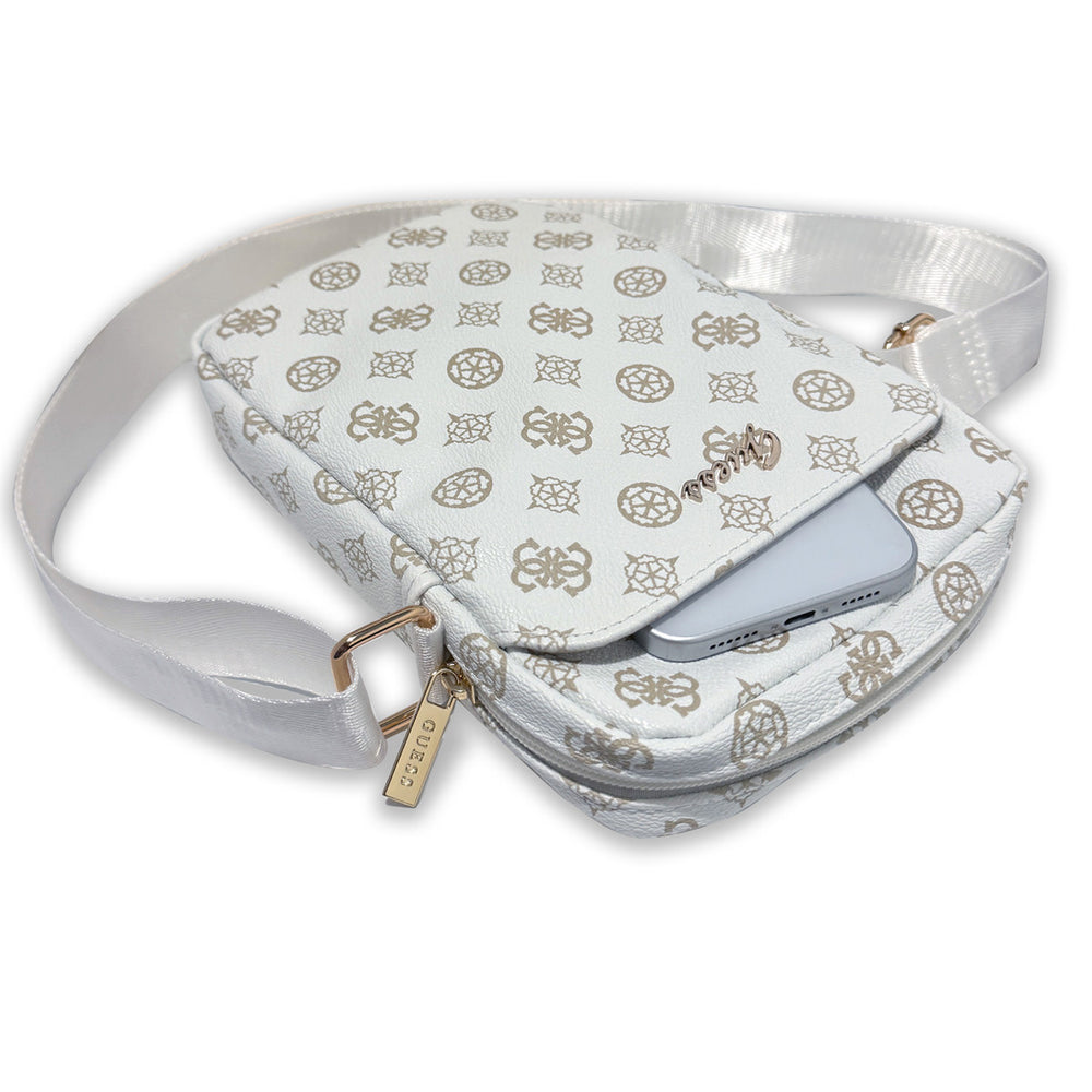 Witte Guess tablettas met tablet in buitenvak