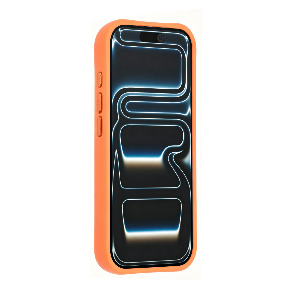 TUNIQ iPhone 18 Pro MagSafe Hoesje met patroon en Skin Touch - Oranje