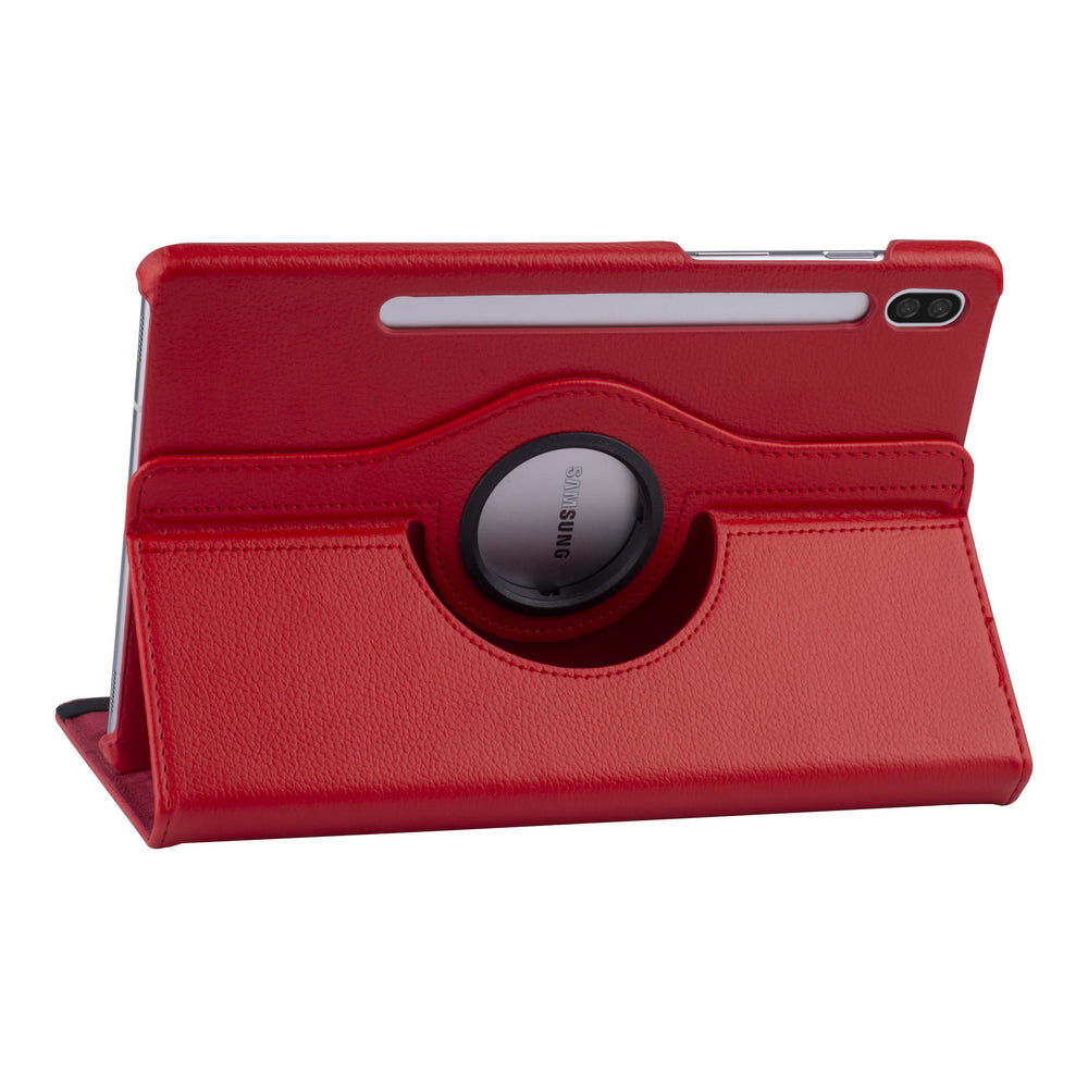 Samsung Galaxy Tab S6 10.5 2019 T860 Hoesjes – 360° draaibaar – Rood-Tablethoesjes-Ilumina Benelux