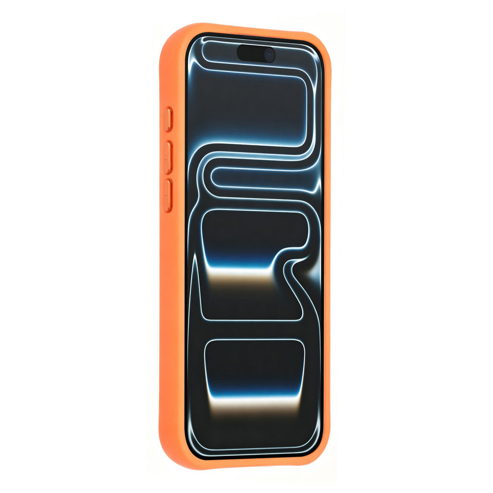 TUNIQ iPhone 18 Pro Max MagSafe Hoesje met patroon en Skin Touch - Oranje