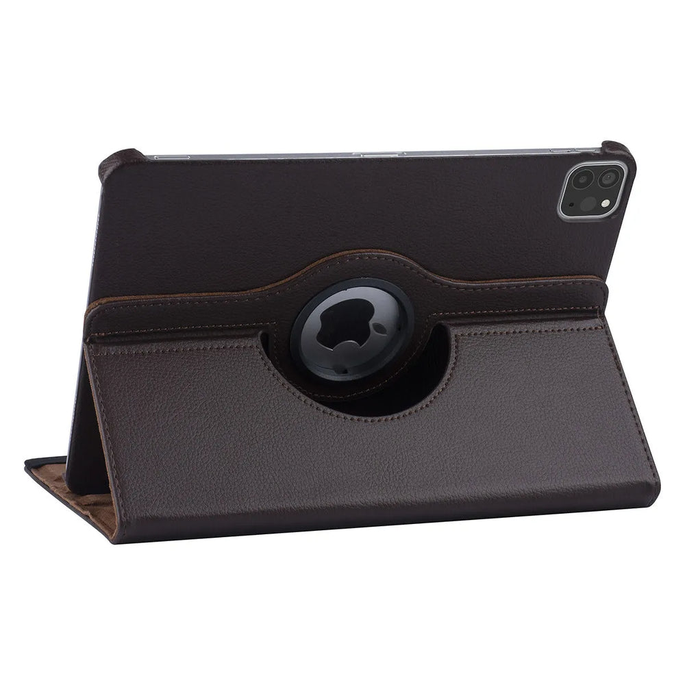 iPad Pro 11 2020/2021/2022 360° Draaibare Hoesje – Bruin-Tablethoesjes-Ilumina Benelux