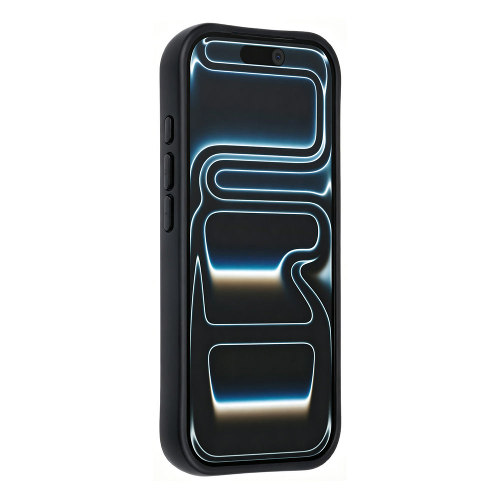 TUNIQ iPhone 18 Pro MagSafe Hoesje met patroon en Skin Touch - Zwart
