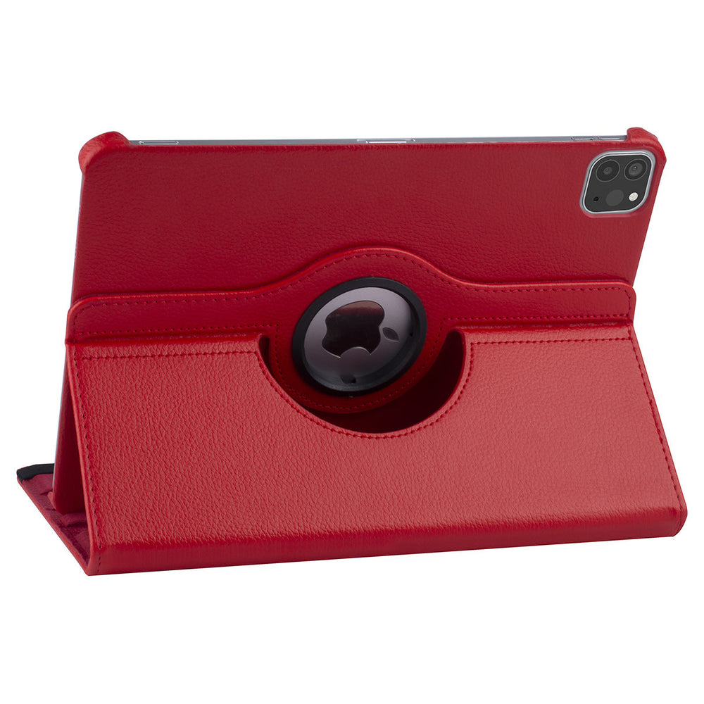 iPad Pro 11 inch 2020/2021/2022 Hoesjes – 360° draaibaar Hoesje – Rood-Tablethoesjes-Ilumina Benelux