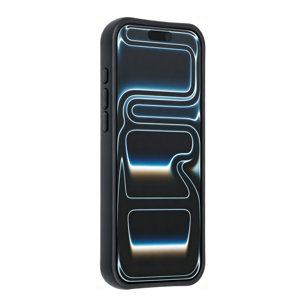TUNIQ iPhone 18 Pro Max MagSafe Hoesje met patroon en Skin Touch - Zwart