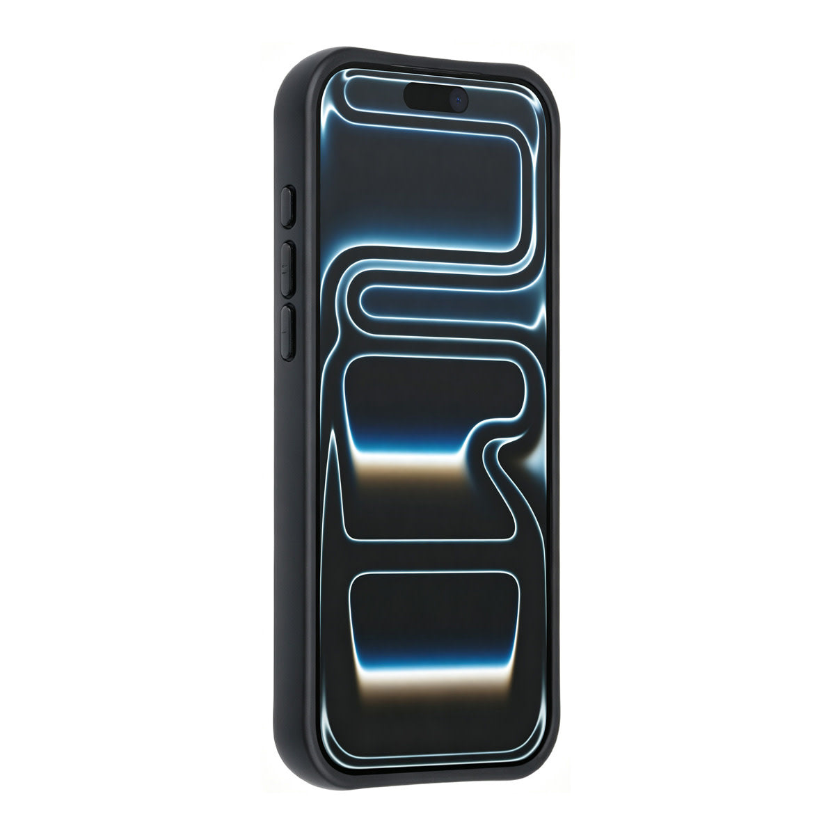 TUNIQ iPhone 18 Pro Max MagSafe Hoesje met patroon en Skin Touch - Zwart