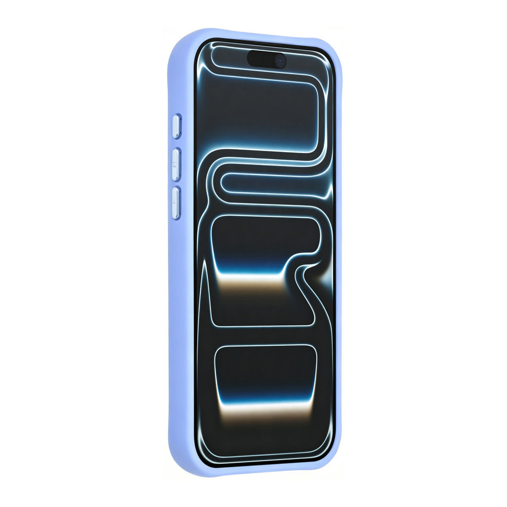 TUNIQ iPhone 18 Pro Max MagSafe Hoesje met patroon en Skin Touch - Lichtblauw