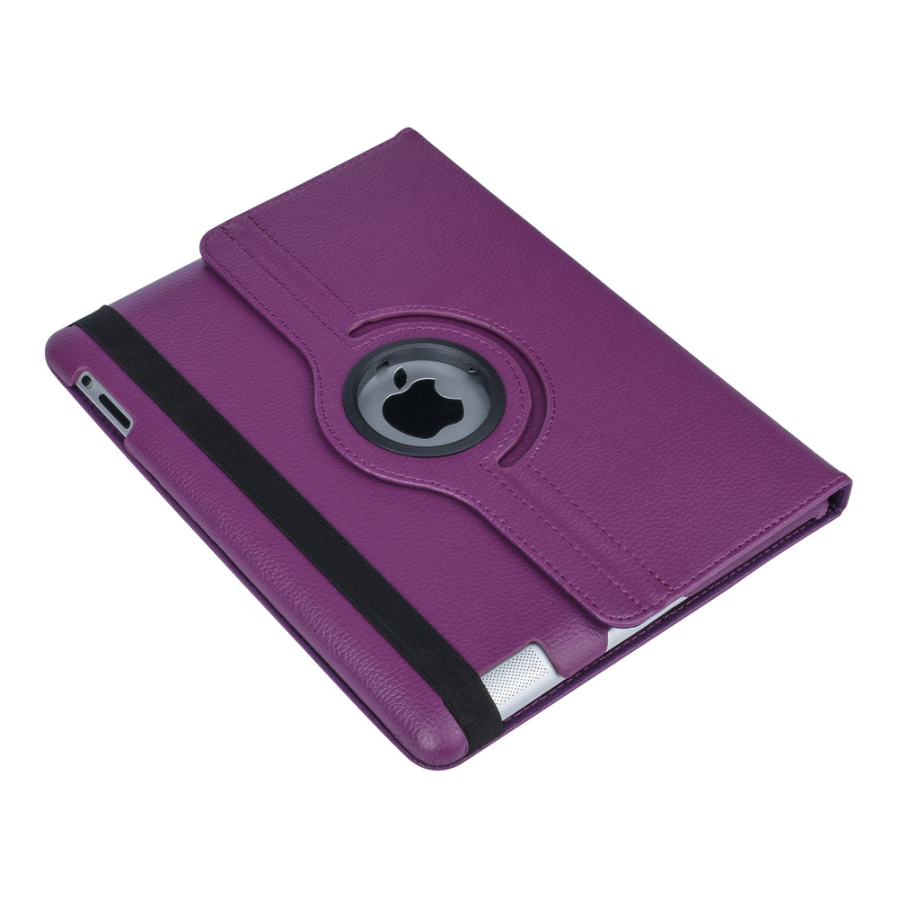 iPad 2/3/4 9.7 inch Hoesjes – 360° draaibaar – Multi-stand – Paars-Tablethoesjes-Ilumina Benelux