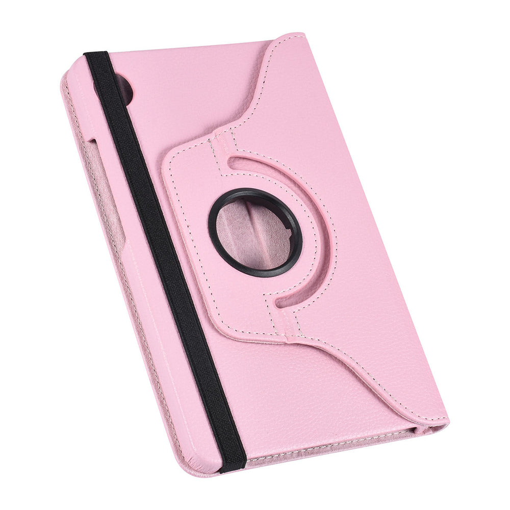 Samsung Galaxy Tab A9 8.7 2023 & Tab A11 Hoesjes – 360° draaibaar – Lichtroze-Tablethoesjes-Ilumina Benelux
