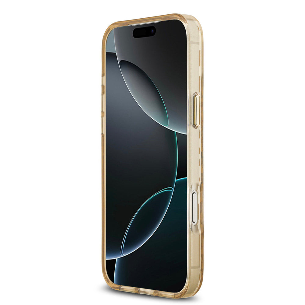 Guess telefoonhoesje, van voren op een telefoon