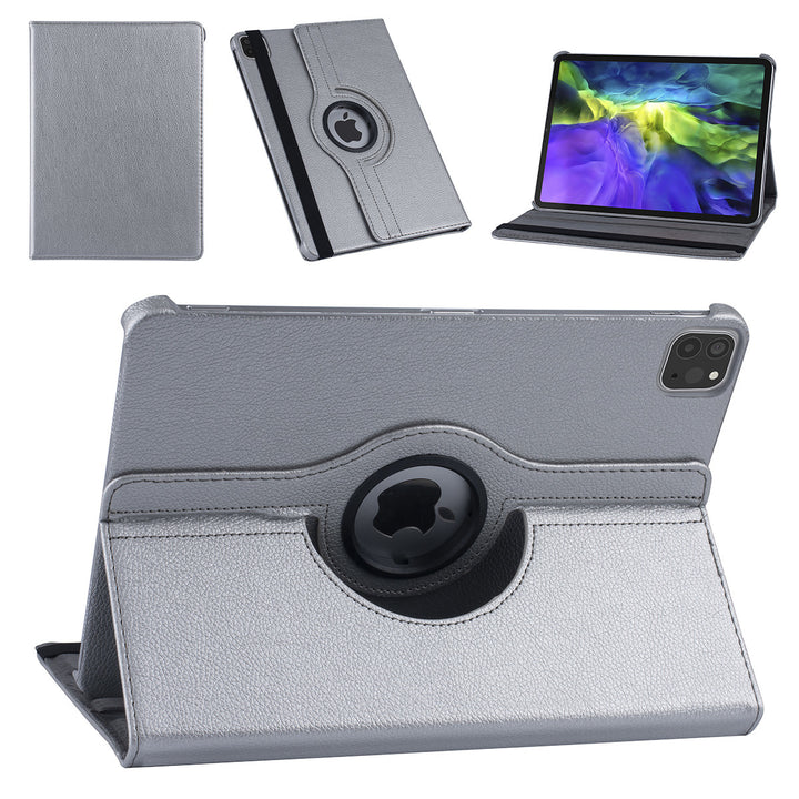 iPad Pro 11 inch 2020/2021/2022 Hoesjes – 360° draaibaar – Grijs-Tablethoesjes-Ilumina Benelux