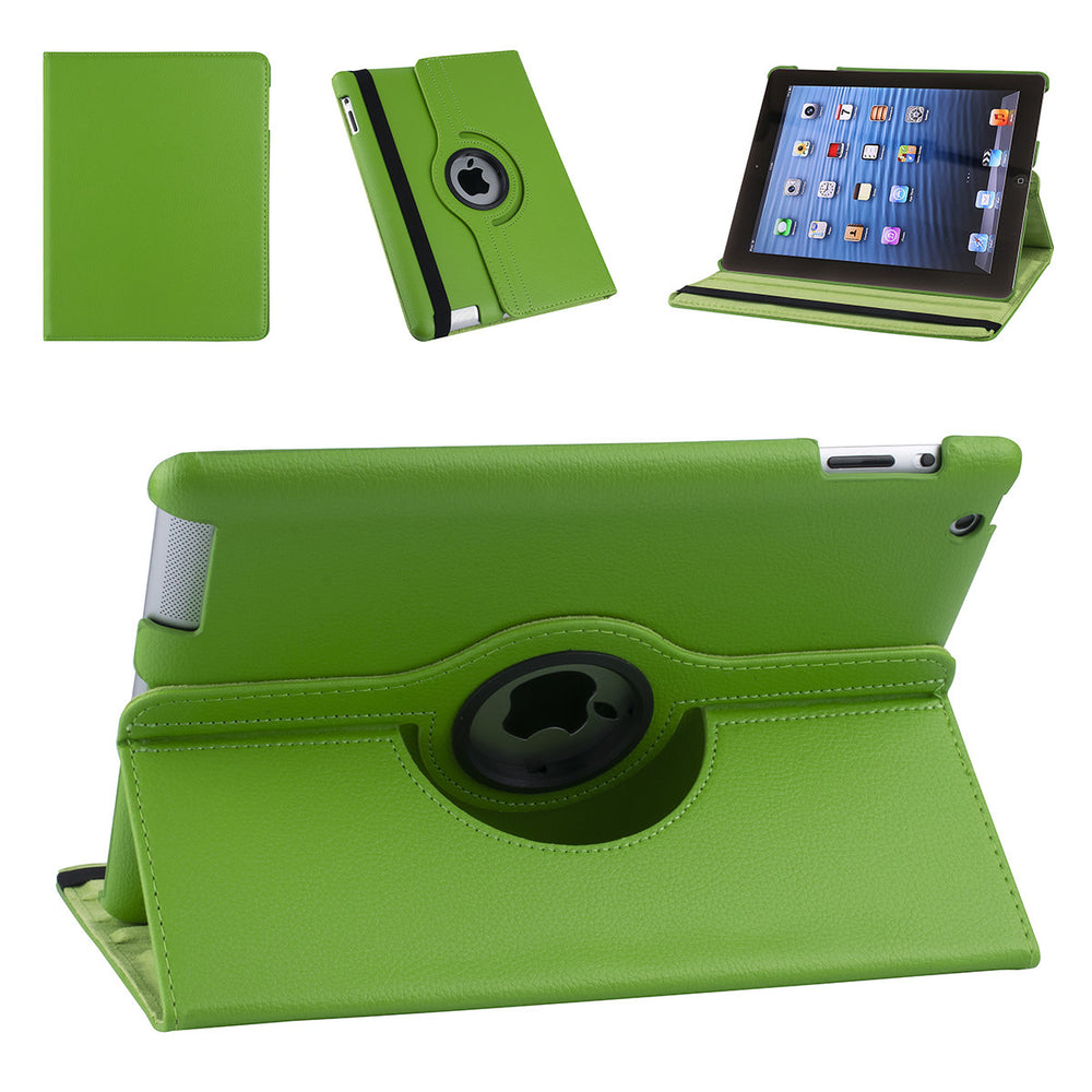 iPad 2/3/4 9.7 inch Hoesjes Multi-stand standfunctie – Groen-Tablethoesjes-Ilumina Benelux