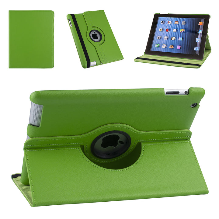 iPad 2/3/4 9.7 inch Hoesjes Multi-stand standfunctie – Groen-Tablethoesjes-Ilumina Benelux