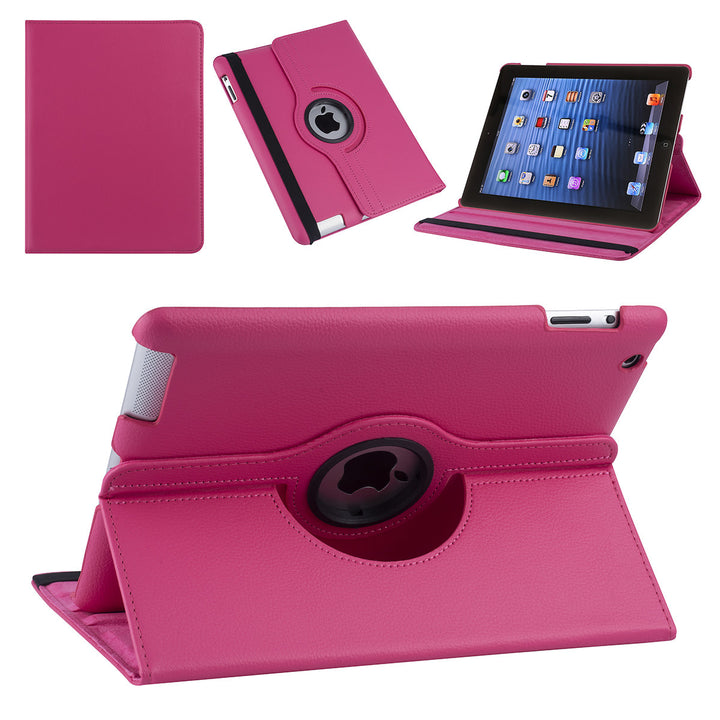 iPad 2/3/4 9.7 inch Hoesjes Multi-stand – Roze-Tablethoesjes-Ilumina Benelux