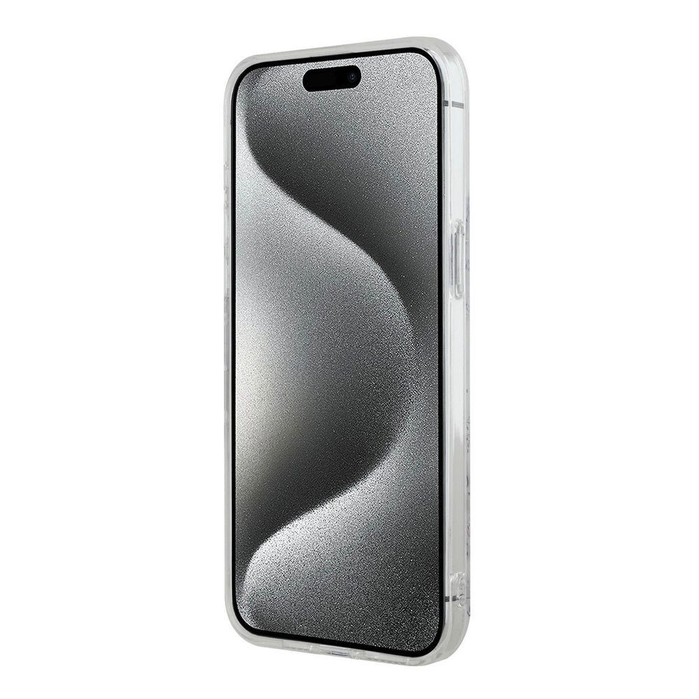 Guess telefoonhoesje, van voren op een telefoon