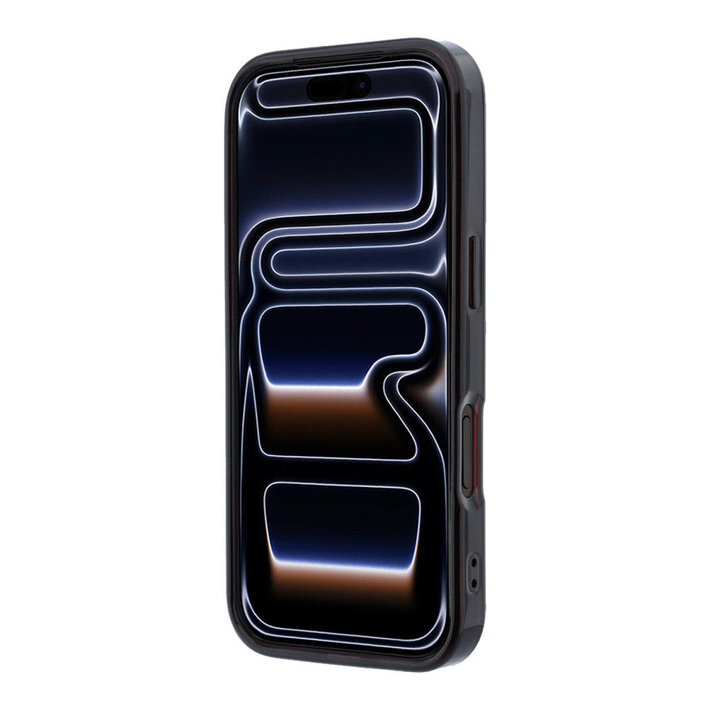 Zwart BMW telefoonhoesje van voren op een telefoon