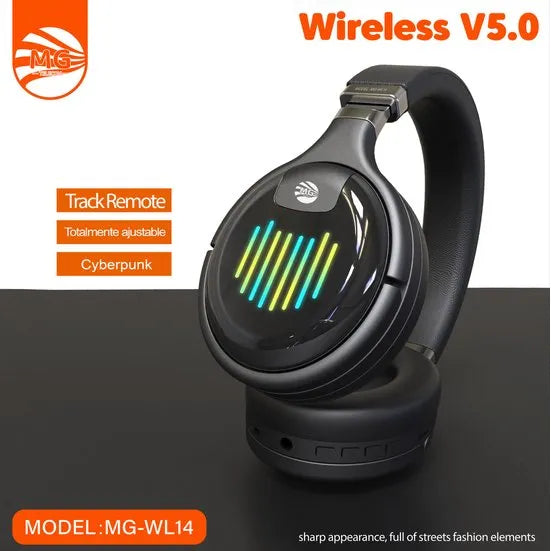 Draadloze Bluetooth Koptelefoon – Over-Ear Headset met Microfoon – Bluetooth 5.3 – 20 Uur Batterijduur – Zwart-Ilumina Benelux