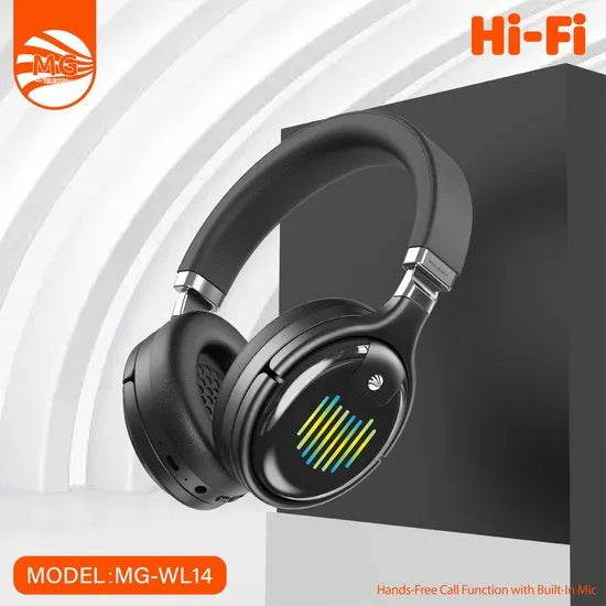 Draadloze Bluetooth Koptelefoon – Over-Ear Headset met Microfoon – Bluetooth 5.3 – 20 Uur Batterijduur – Zwart-Ilumina Benelux