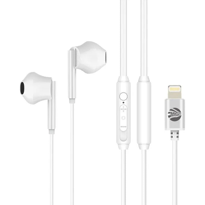 Stereo Oordopjes met Lightning Aansluiting voor iPhone en iPad – Wit-Ilumina Benelux