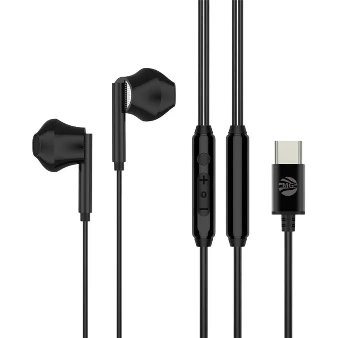 USB-C In-Ear Oordopjes met Microfoon – Stereo Headset – Zwart-Ilumina Benelux
