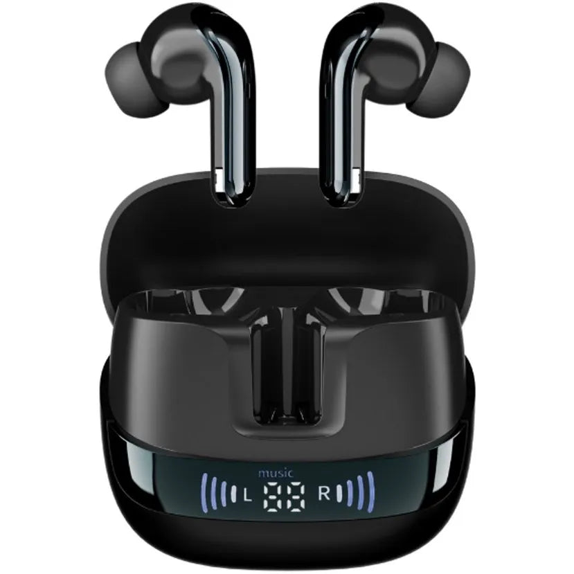 Draadloze Bluetooth Oordopjes met ENC – LED Display – True Wireless Earbuds – Zwart-Ilumina Benelux