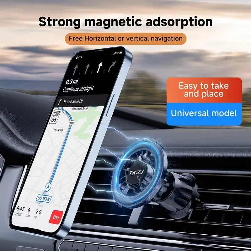 MagSafe Autohouder Ventilatierooster – Magnetische Telefoonhouder Auto – 360° Draaibaar – Universele Smartphone Houder