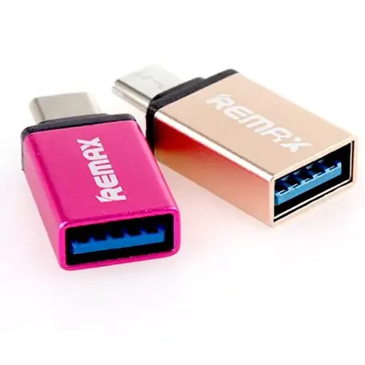 Remax PLUS-3.0 USB-A naar USB-C OTG Adapter – USB 3.0 Converter – Type-C OTG Adapter