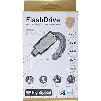 32GB Lightning USB Stick voor iPhone & iPad – Flash Drive Geheugenopslag – Back-up Foto's & Video's
