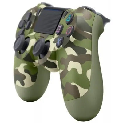 Draadloze Gaming Controller voor PS4 & PC – Camouflage Groen – Dual Vibration – Touchpad – Oplaadbaar-Ilumina Benelux