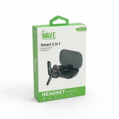 Bluetooth 5.4 Headset met Oplaadcase – Draadloze Mono Oortelefoon met Dubbele Ruisonderdrukking-Ilumina Benelux