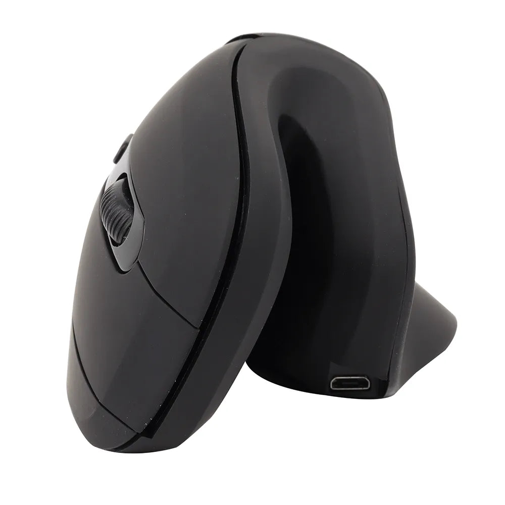 Ergonomische Verticale Draadloze Muis 3200 DPI – 2.4GHz USB Ontvanger – 6 Knoppen – Voor PC, Mac, PS5 & Xbox-Ilumina Benelux