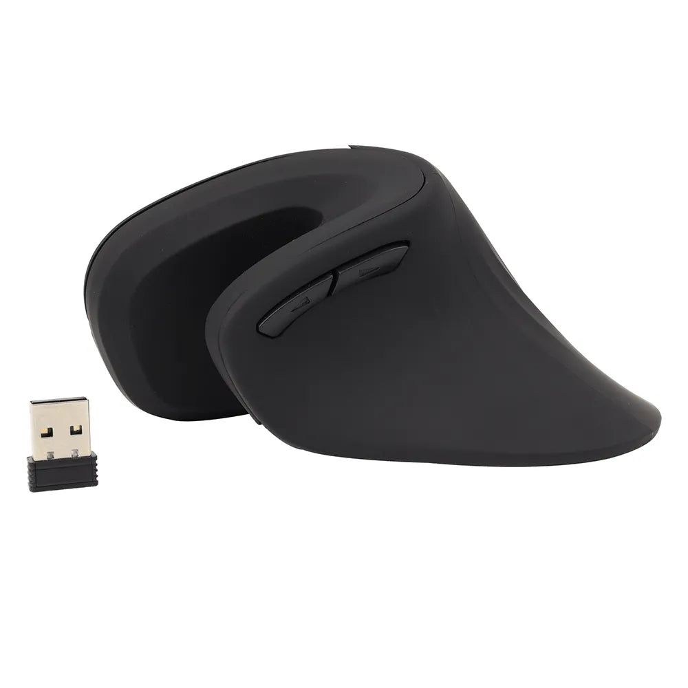 Ergonomische Verticale Draadloze Muis 3200 DPI – 2.4GHz USB Ontvanger – 6 Knoppen – Voor PC, Mac, PS5 & Xbox-Ilumina Benelux