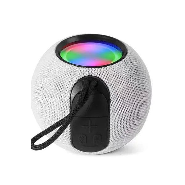 RGB Bluetooth Speaker 5W – Draadloze Mini Luidspreker met FM Radio, USB, TF Kaart, AUX & IPX4 Waterbestendig
